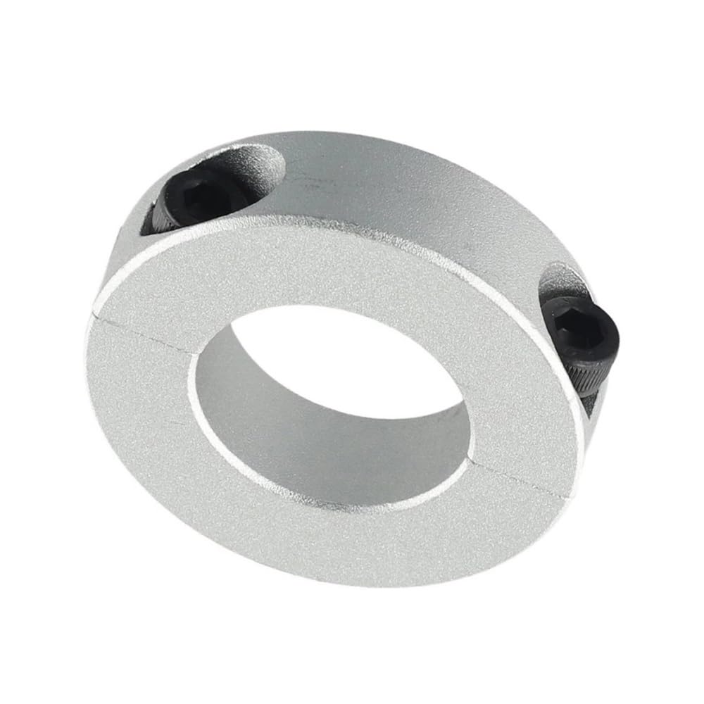 Drill Depth Stop 1pc Double Split Fixed Ring, Clamp Shaft Collar Screw Style, Aluminum Separate 30 35 38mm(30mm)