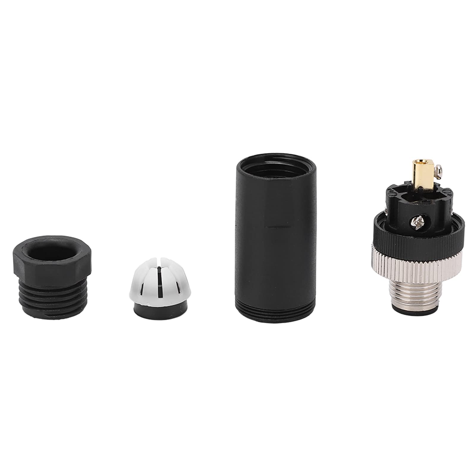 VOBOR Conector Instalable en Campo Macho M12 5 Core IP67, Accesorios para Barcos para Redes para Conector Instalable en Campo NMEA 2000