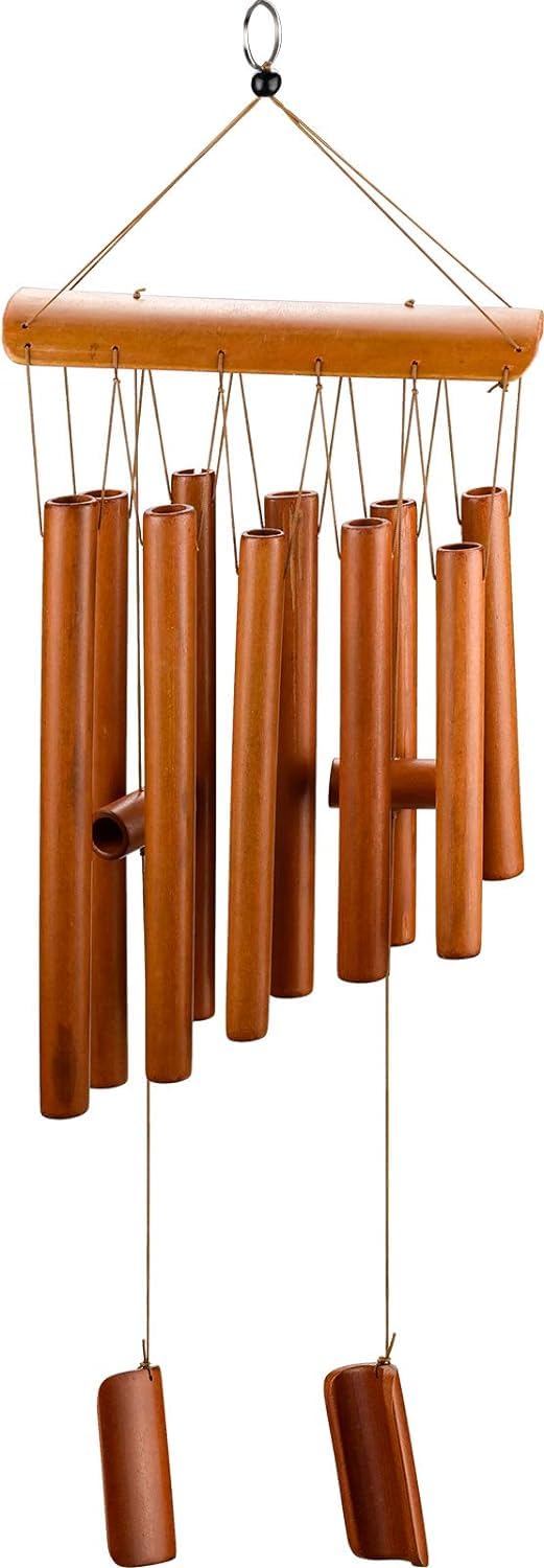 Wind Chimes Bamboo,Musical Bells for Outdoor Garden & Indoor,Wood Wind Chimes for Garden, Yard,Patio and Home Décor