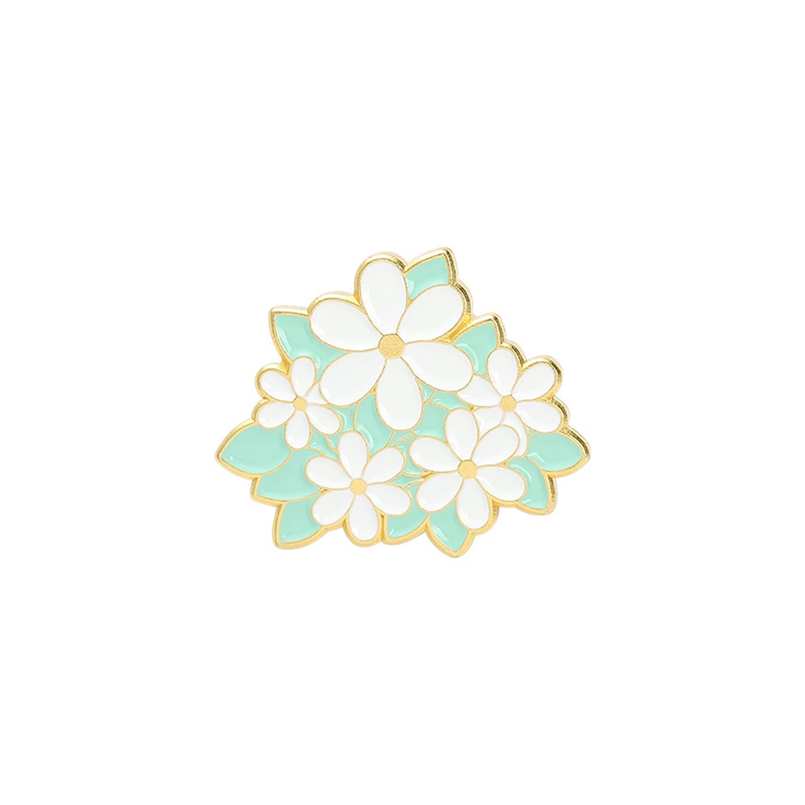 Spilla Smalto Fiori Spilla Smalto Bottone in Metallo Zaino Fai da Te Distintivo stami Corpetto Gioielli di Moda per Donna Amico