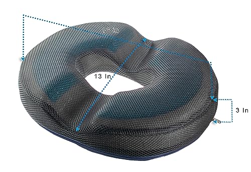 5 Star Super Deals Orthopedic Donut Seat Gel Cushion W/Infused Memory Foam & Cooling Gel For Tailbone, Hemorrhoid, Sciatica & Prostate thumb #4