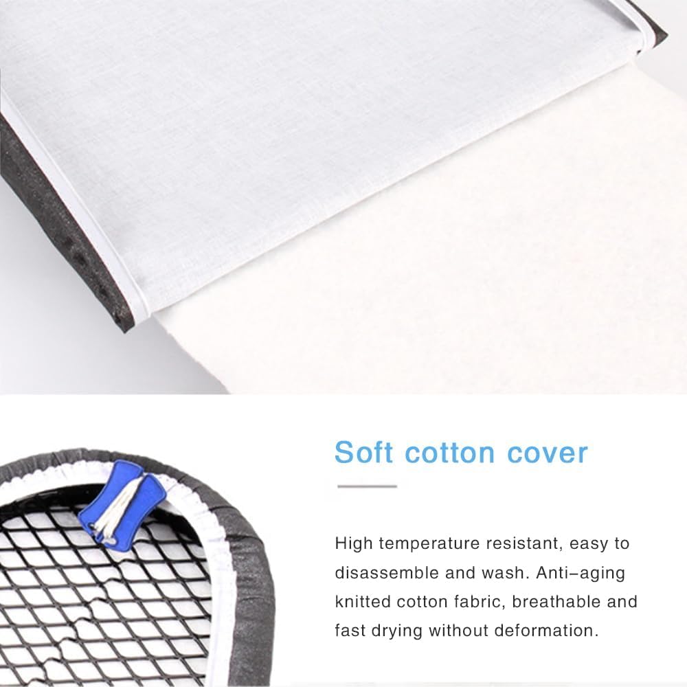 TOMVAES Ironing Board Home Folding Desktop Ironing Board Ironing Clothes Ironing Board Cabinet Iron Pad Ironing Table Ironing Board (Black)