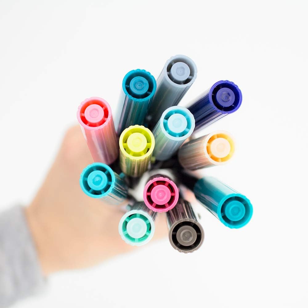Tombow ABT-6P-5 ABT Dual Brush Pens - Vintage Colours (Pack of 6)