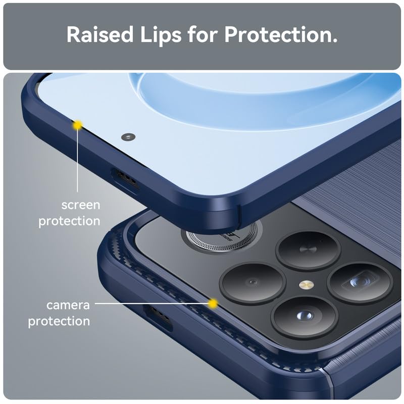 Image of Basic Case for Poco F8 Ultra (Carbon Fibre Blue)