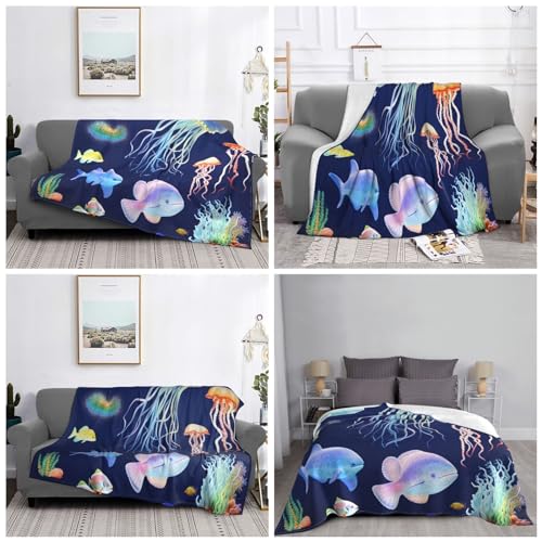 Couverture micropolaire grand format plaid chaud pour lit et salon - 6