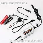 MOTOPOWER MP00205B 12V 1000mA Automatic Battery Charger, Battery Maintainer, Trickle Charger, and Battery Desulfator…