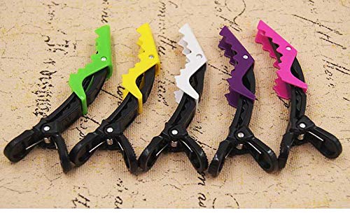 F-Bbko Plastic Alligator Hair Clips For Women With Hair Clip. Professional Hair Clipper With Hair Style And Segmentation. Wide Teeth And Durable Hair Salon Crocodile Hairpin. (Purple ) #TOP2