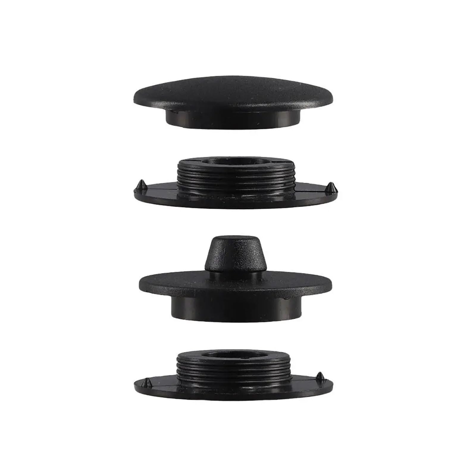 KXFVYNE 4PCS Set Car Floor Mat Clips Holders Fixed Anti Skid Fastener Retainer Resistant Buckles Interior Accessory