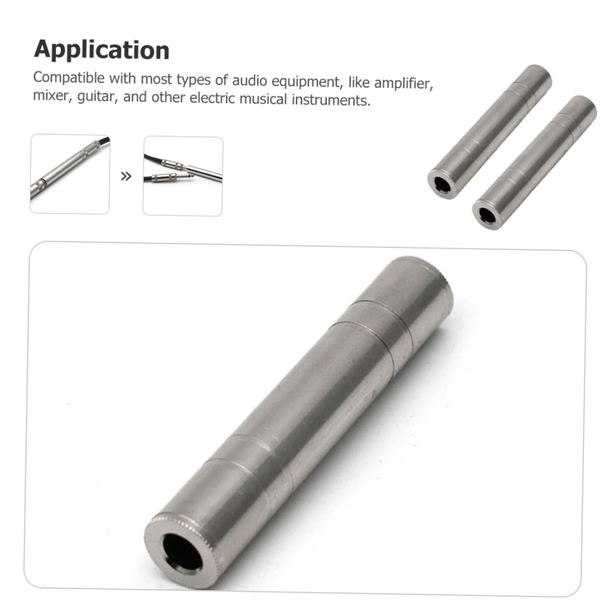 OSALADI 8pièces Connecteurs Audio Femelle-Femelle Adaptateurs De Câble Stéréo pour Équipement Audio