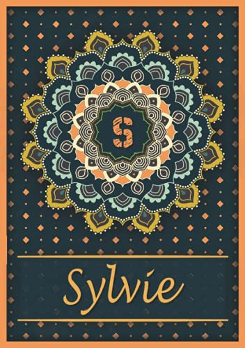 Sylvie: Carnet de notes A5 | Prénom personnalisé Sylvie | Monogramme S | Cadeau d'anniversaire pou Sylvie: Carnet de notes A5 | Prénom personnalisé Sylvie | Monogramme S | Cadeau d'anniversaire pou