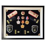 ★ Se puede utilizar para mostrar sus medallas y charreteras militares, de guerra o deportivas