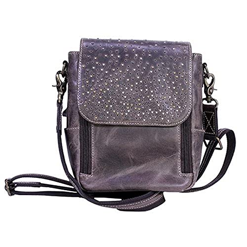 Image of Gun Toten Mamas Tooled Cowhide Handbag