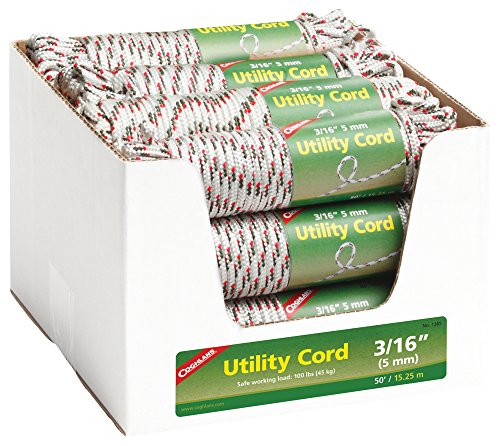 Coghlan's Cordon Utilitaire 4mm: Cordelette Camping Résistante