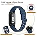 Vancle 4 Pack Bands Compatible with Fitbit Inspire 3 Bands for Women Men, Sport Silicone Adjustable Replacement Straps for Fitbit Inspire 3 Fitness Tracke (Black/Navy Blue/Pine Green/Starlight)