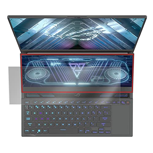 ミヤビックス ASUS ROG Zephyrus Duo 16 (2022) GX650 ScreenPad Plus (セカンドディスプレイ) 用 目に優しい ブルーライトカット保護 フィルム 光沢タイプ 日本製 OverLay Eye Protecto