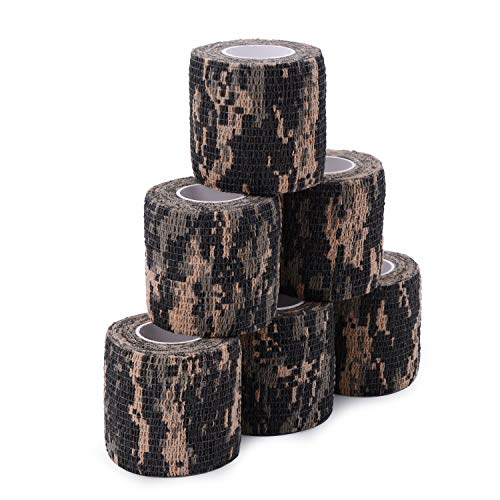 Uning Self-Adhesive Protective Camouflage Tape Wrap 5CM x 4.5M Tactical Camo Form Multi-Functional N - //coolthings.us
