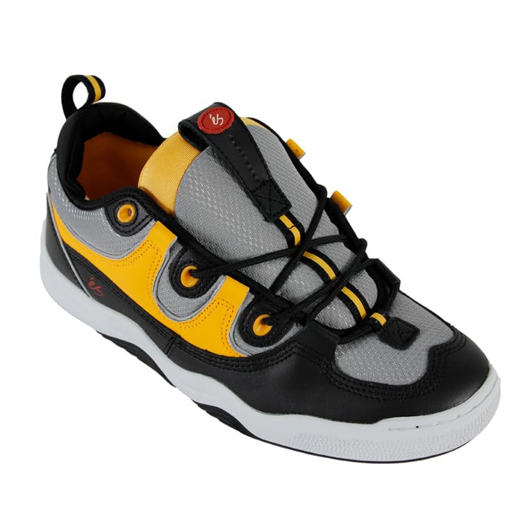 Zapatos Two Nine 8 negros y amarillos deportivos casuales para hombre y mujer