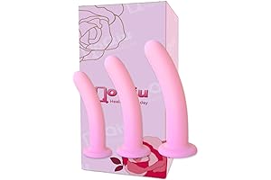 3-Pack Silicone Pelvic Floor Muscle Dilator Trainer Set