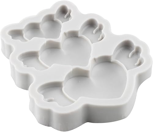 Miniatura 5 de MINFEIDMS Moldes de silicona para decoración de tartas para el día de San Valentín, para decoración de pasteles, decoración de pasteles, decoración