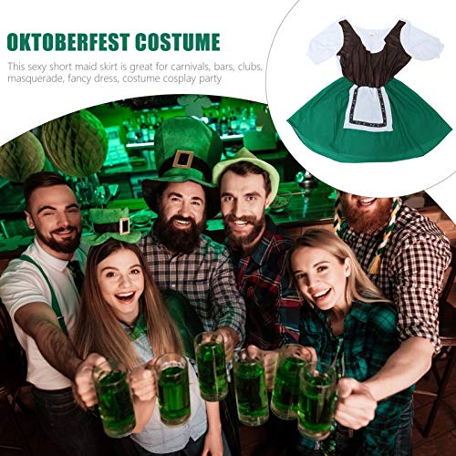 SOIMISS Mulheres Oktoberfest Bávaro Alemão Dirndl Vestido Carnaval Sexy Fantasias para Meninas Cospl