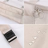 Travel Packing Cubes, Toifucos Multifunction 8pcs/set Luggage Organiser Compression Suitcase Essential Bag, Beige - Image 4