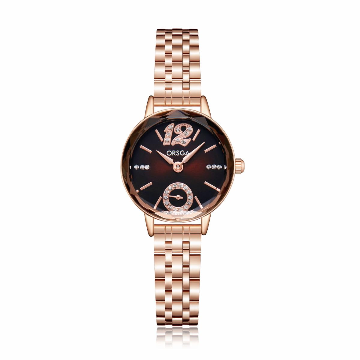 ORSGA Verve Women Watch Analog Latest Stylish Wrist Watch, Gift for Women, Birthday Gift, Anniversary - Brown (B0D53YNB4L) Amazon Price History, Amazon Price Tracker