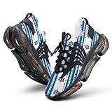 Israel Flag Shaped Unisex Running Shoes Fashion Tennis Shoess Sports Walking 7women/5men（EUR38）