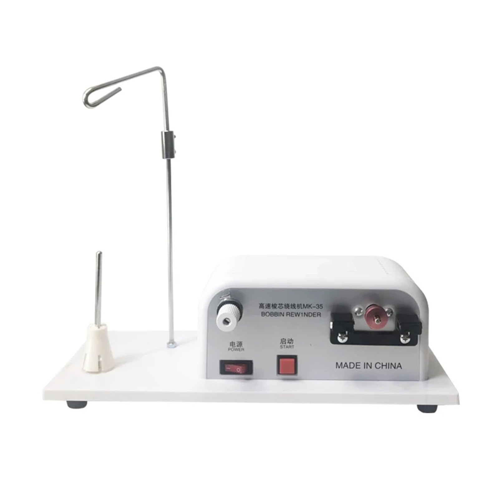 Bobinadora de hilo de coser MK-35, bobinadora de hilo inferior, bobinadora de núcleo, bobinadora eléctrica inteligente Estable y preciso