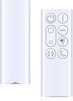 New Replacement Remote Control Compatible with Dyson TP04 TP7C Dual-Direction Air Pure Cool Purifying Tower Fan, White Part Number 969154-02