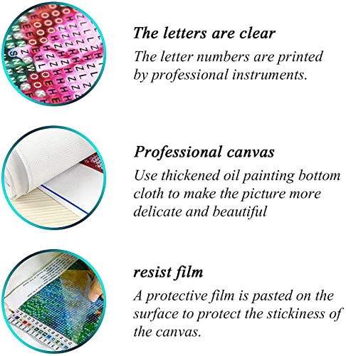 DIY 5D Diamond Art Painting Kits for Adults Animal Raccoon Diamond Art Easy for Beginner Round Full Drill Cross Stitch Mosaic Gems Craft for Home Decor 40x40cm(2) by Generic - Image 8