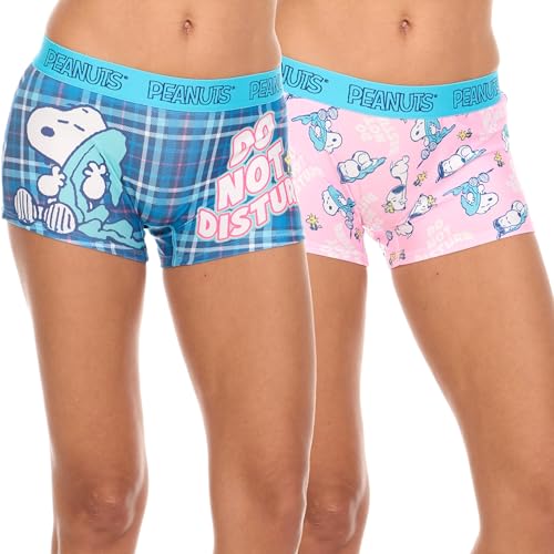 Womens Boyshorts Underwear - 2 Pack Seamless Soft Boy Shorts Boxers for Women with Elastic Waistband (S-3X Plus)