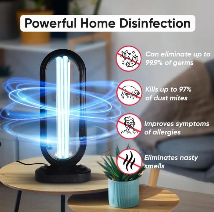 Torre sterilizzatore UV - Dispositivo portatile di disinfezione per la casa e l'ufficio