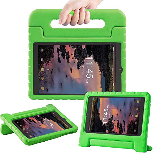 TIRIN Case for Alcatel Joy Tab 8 Alcatel 3T A30 8 Tablet - Light Weight Shock Proof Convertible Handle Stand Kids Case for Alcatel Joy Tab 2019 Alcatel 3T 2018 Alcatel A30 2017 8 Tablet, Green
