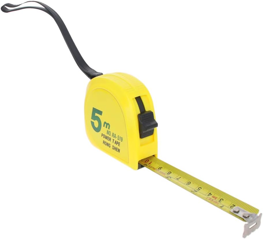 Utoolmart Tape Measure Set,Steel Retractable Professional Tape,Metric Scale，Plastic Case Measuring Tape 1 Pcs