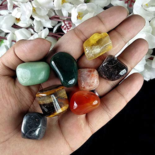Image of Reiki Crystal Products Certified Natural Crystal Tumble Stone Kit | Multiple Crystal Stone Sets for Meditation, Reiki, Chakra & Spiritual Practices