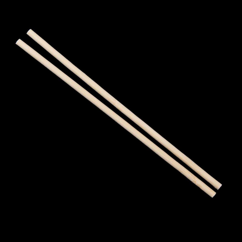 Healifty Sticks for Craft 100pcs 20cm Craft Sticks Wooden Round Popsicle Crafting Sticks DIY Dowel Rods