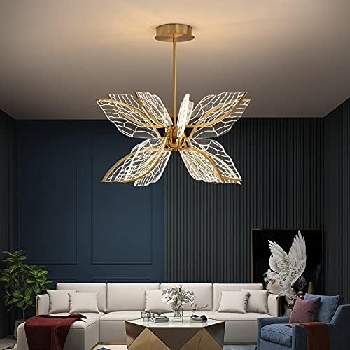 Chandeliers,Modern Butterfly Liviroom Ledp Nordic Simple Bedroom Kitchenacrylic Widiniroomp