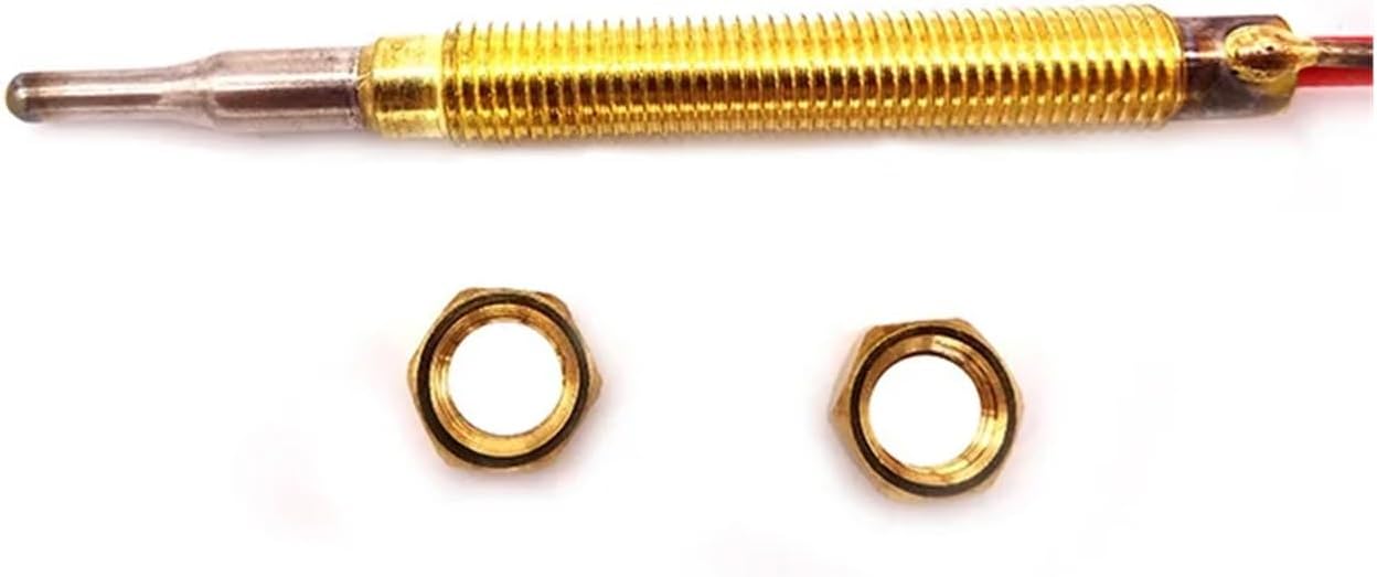 2PCS Propane Gas Outdoor Patio Heater Thermocouple Sensor Temperature Flame Control Wire Components Kitchen Replacement Parts Lucky