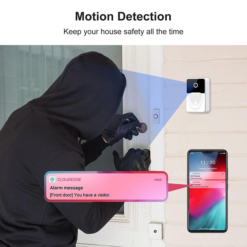 Amazon.co.jp: ビデオドアホン インターホン スマートドアベル カメラ
