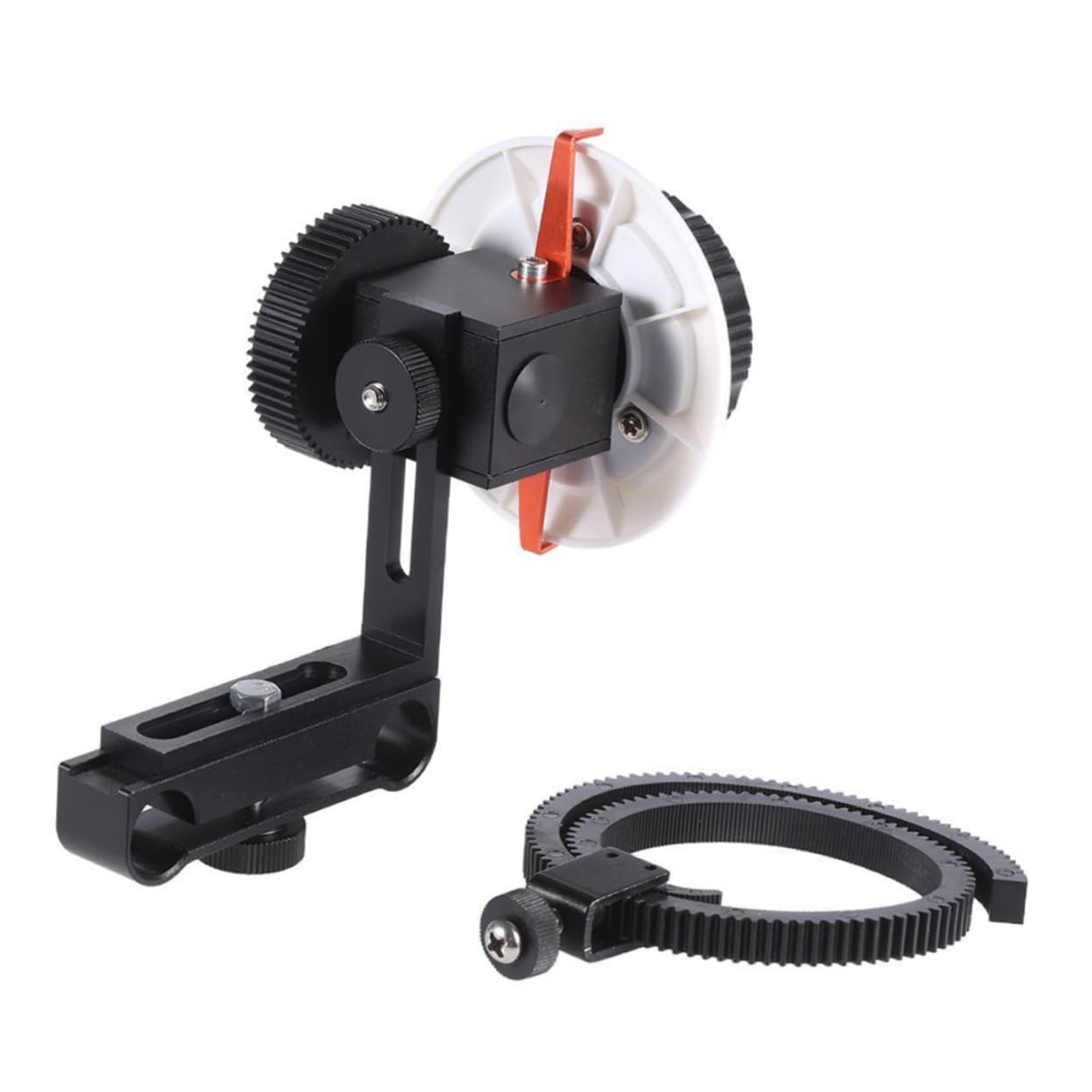 FELTECHELECTR Camera Follow Focus Kit High Strength Aluminum Alloy Follow Focus Rig Follow Ring for Ilcd Cameras