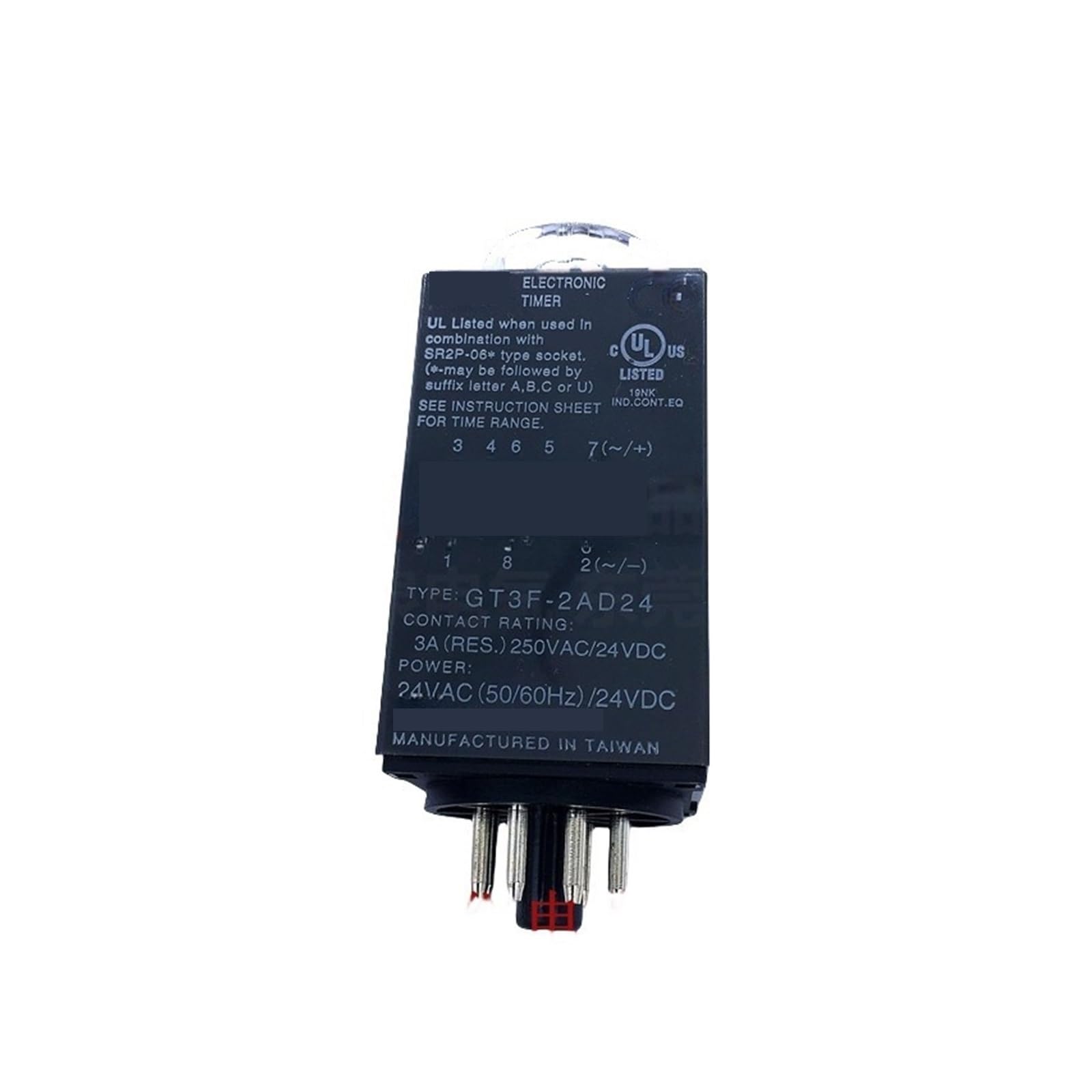 Relè temporizzatore elettronico GT3F-2AD24