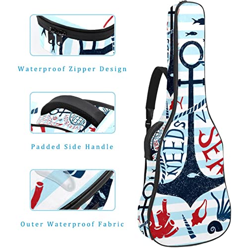 Hondank Housse de protection épaisse en éponge imperméable pour guitare acoustique, électrique, basse, guitare classique… - Les Beatles, Paul McCartney, John Lennon, RIngo Starr, George Harrison Hondank Housse de protection épaisse en éponge imperméable pour guitare acoustique, électrique, basse, guitare classique… – Image 5