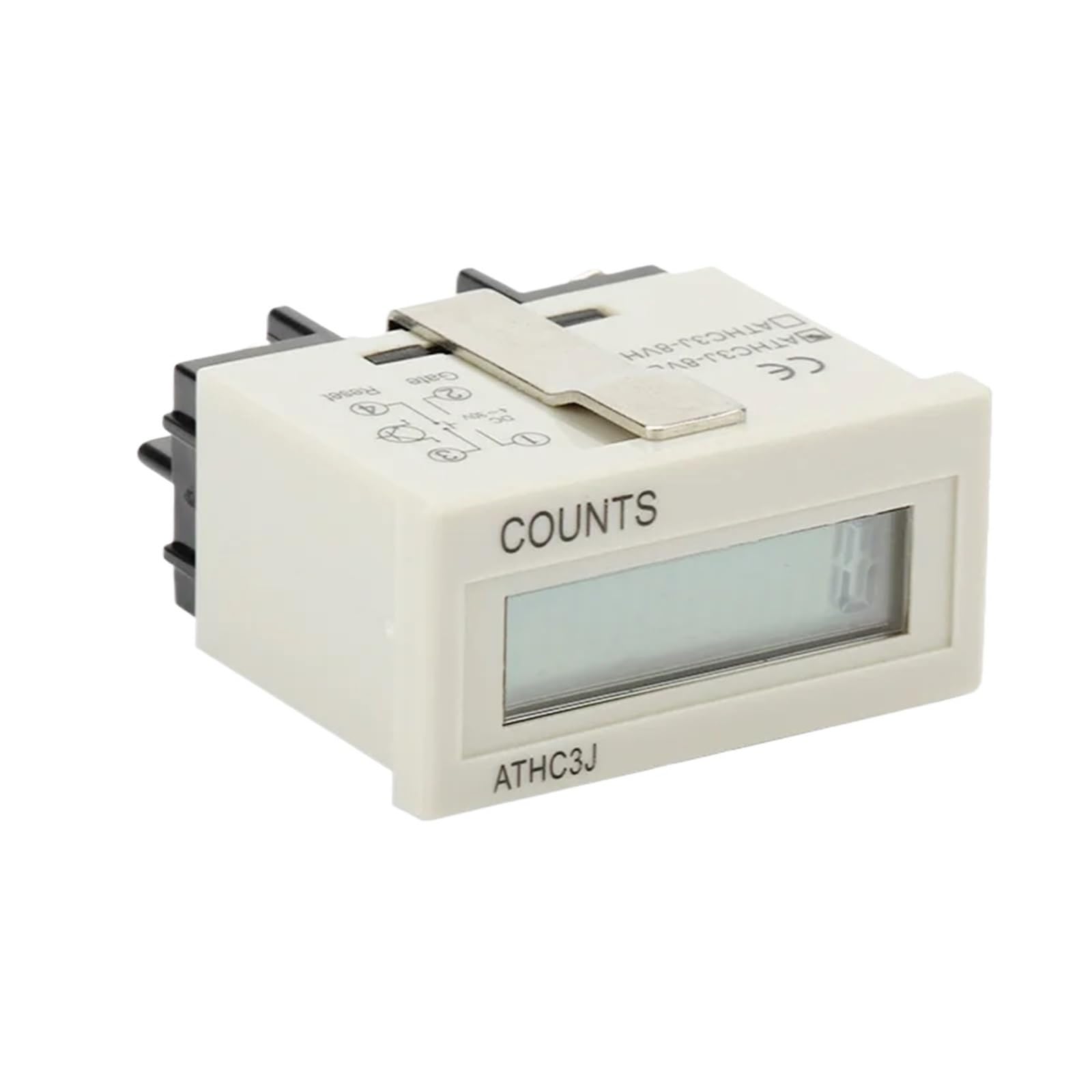 Contador de pulso de dígitos LCD, temporizador Digital de voltaje de 240v, contador de horas eléctrico, CA 110V-120V CC, entrada de 5V-30V(AHC3J)