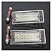 REFURBISHHOUSE Une Paire Erreur OBD Disponible LED Lumieres Lampe a Plaque d'immatriculation pour BMW X5 E53 X3 E83 03-10