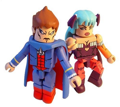 DIAMOND SELECT TOYS Street Fighter Minimates Series 1 Morrigan vs Demitri
