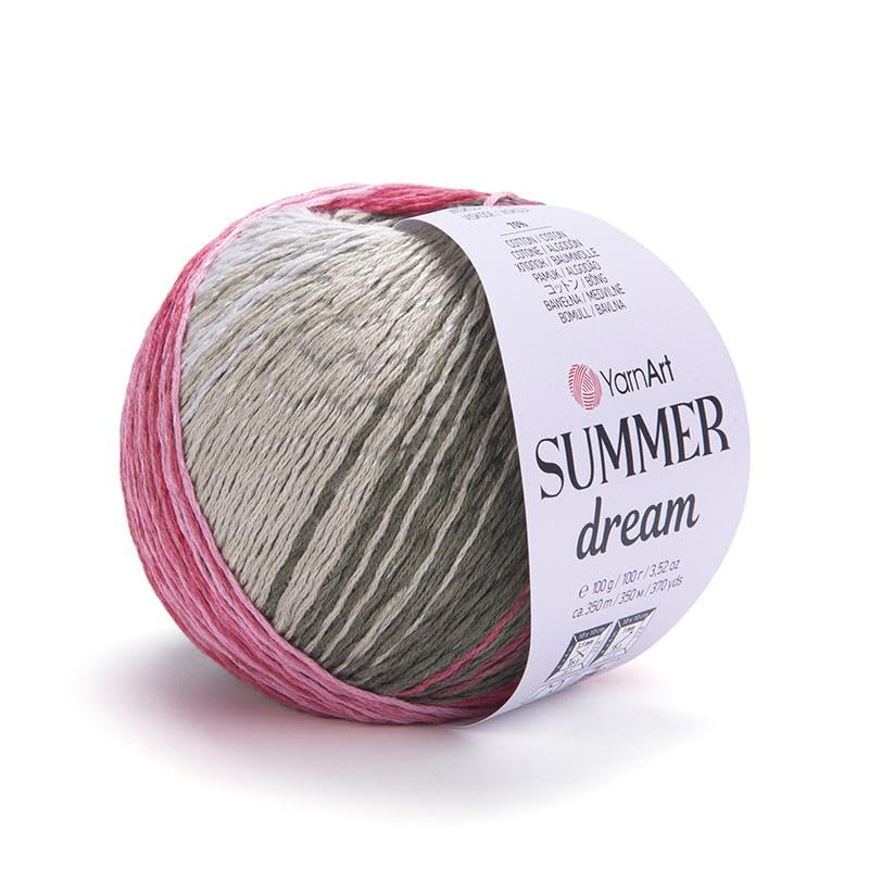 YarnArt El Örgü İpi SUMMER DREAM, 4313, 4x100 gr