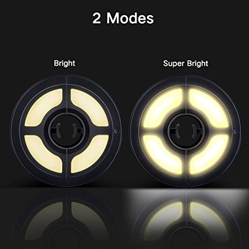 image for OYOCO Warm White Patio Umbrella Light 2 Brightness Modes Cordless 36 L