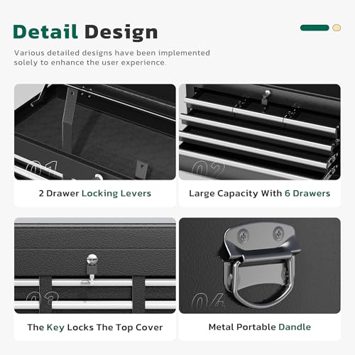 Greenvelly-8-Drawer-Rolling-Tool-Chest-Pre-Assembled-2-in-1-Detachable-Metal-Tool-Box-with-Wheels-Lockable-Steel-Tool-Chest-with-Drawer-Liners-Side-Hooks-for-Garage-Workshop-Repair-Room-Black
