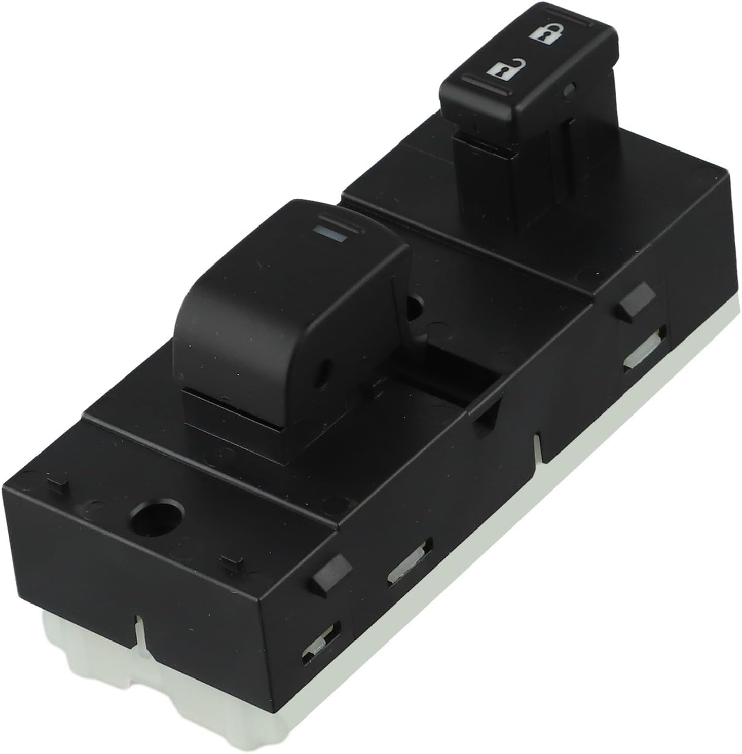 Passenger Side Switch for Frontier 2007-2009, For Xterra 2007-2010, Power Switch Replacement with OEM 25411ZP70A, Black ABS-Metal