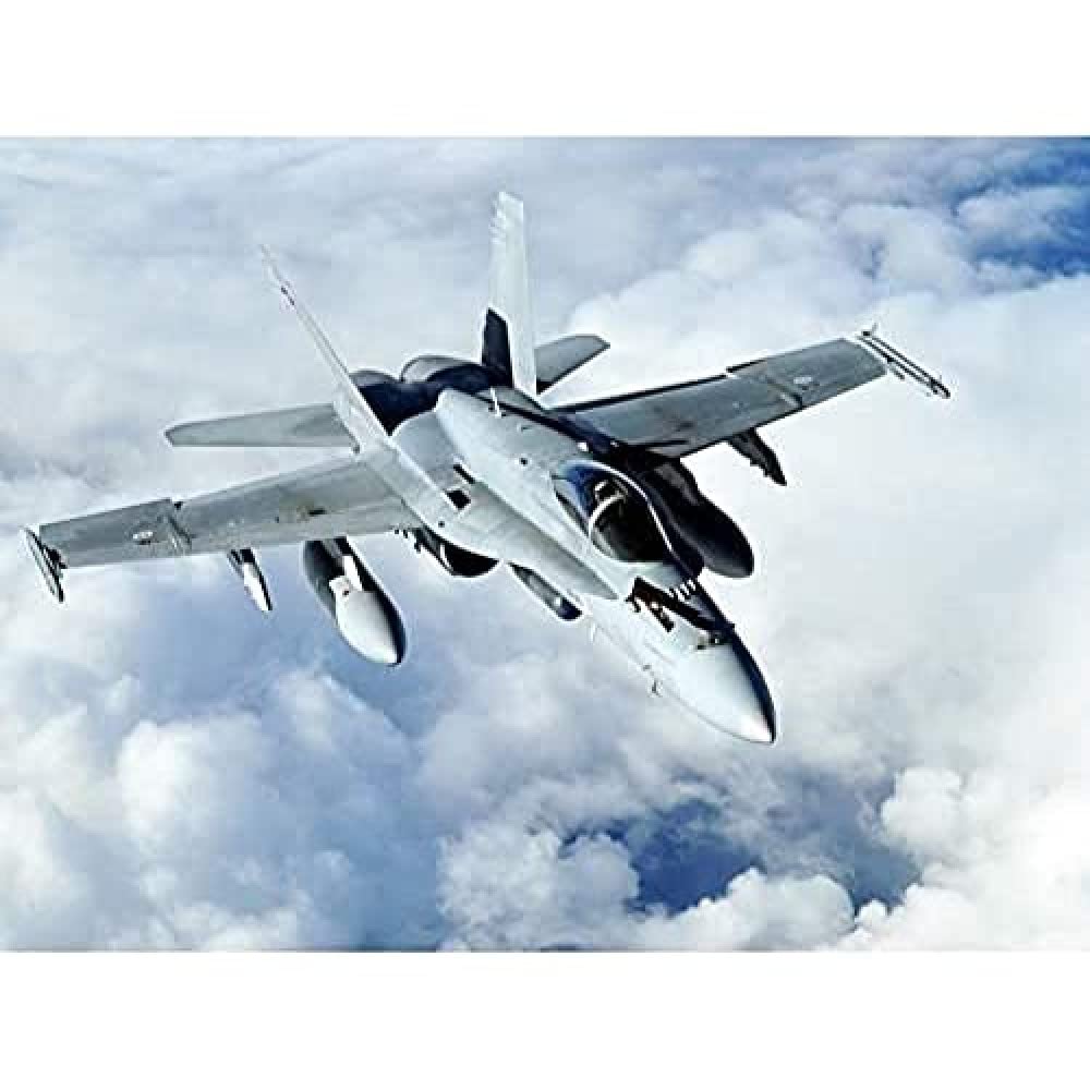 Military Finland F-18 Hornet Jet Fighter Bomber Photo Art Print Canvas Premium Wall Decor Poster Mural